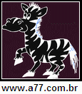 Zebra em Negativo