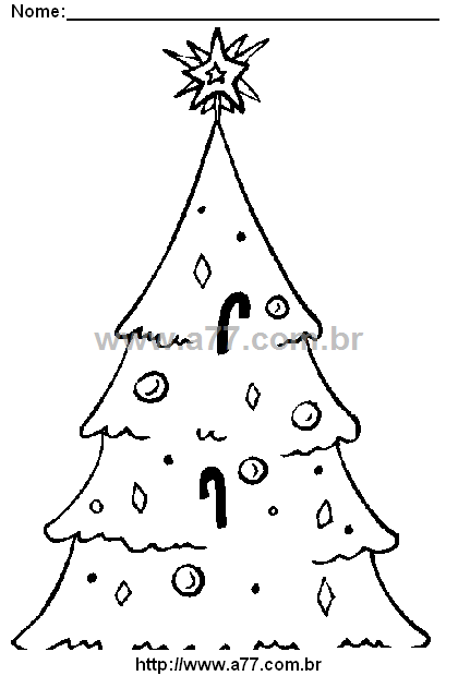 Desenho Para Colorir Feriado de Natal