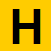Alfabeto Letra H