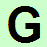 Alfabeto Letra G
