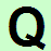 Alfabeto Letra Q