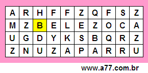 Labirinto On-Line Com as Palavras Belezoca, Zurrapa