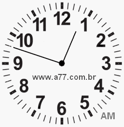 Relógio 0h48min