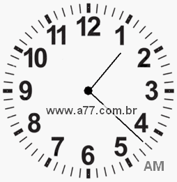 Relógio 1h22min
