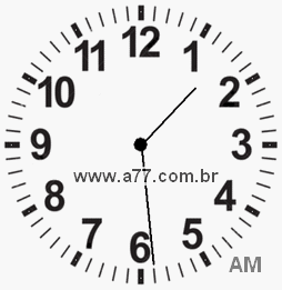 Relógio 1h29min