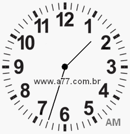 Relógio 1h33min