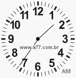 Relógio 1h36min