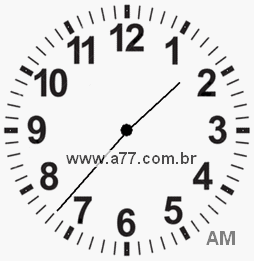 Relógio 1h37min