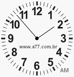 Relógio 1h53min