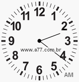 Relógio 2h21min