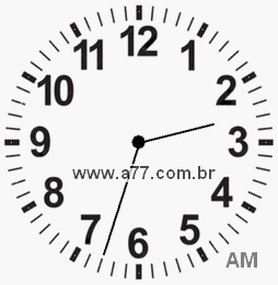 Relógio 2h33min