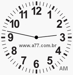 Relógio 2h47min