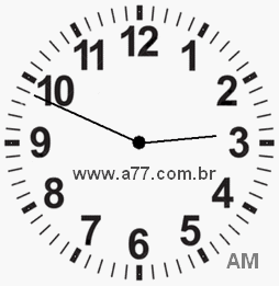 Relógio 2h49min