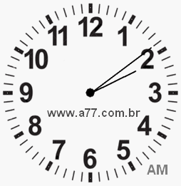 Relógio 2h9min