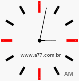 Relógio 3h2min