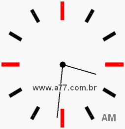Relógio 3h31min