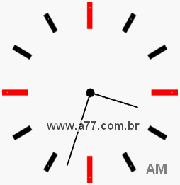 Relógio 3h33min