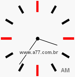 Relógio 3h36min