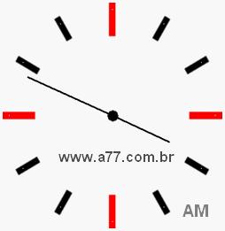 Relógio 3h49min