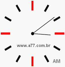 Relógio 3h9min