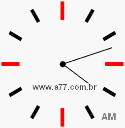 Relógio 4h12min