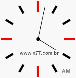 Relógio 4h2min
