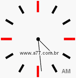 Relógio 4h29min