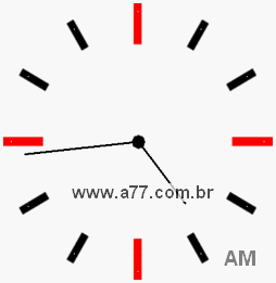 Relógio 4h44min