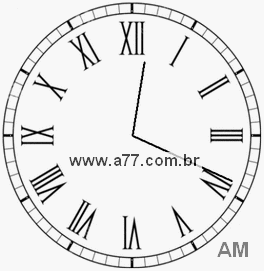Relógio em Romanos 0h19min