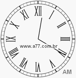 Relógio em Romanos 0h20min