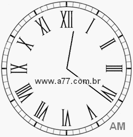 Relógio em Romanos 0h21min