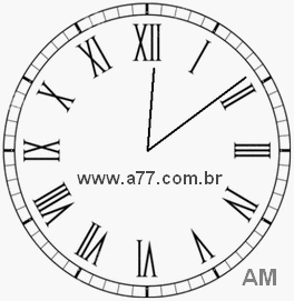 Relógio em Romanos 0h9min