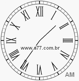 Relógio em Romanos 1h36min