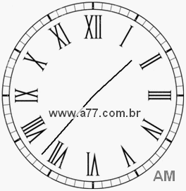 Relógio em Romanos 1h37min
