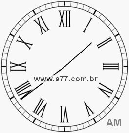 Relógio em Romanos 1h39min