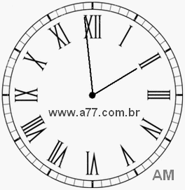 Relógio em Romanos 1h59min