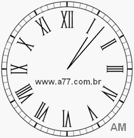 Relógio em Romanos 1h7min