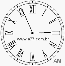 Relógio em Romanos 2h56min