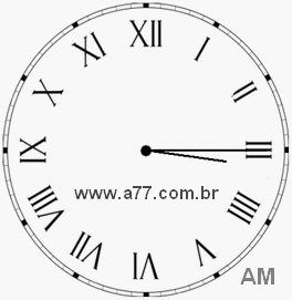 Relógio em Romanos 3h15min