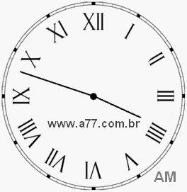 Relógio em Romanos 3h48min
