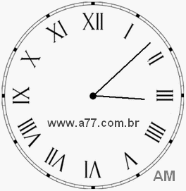 Relógio em Romanos 3h8min