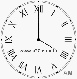Relógio em Romanos 4h0min