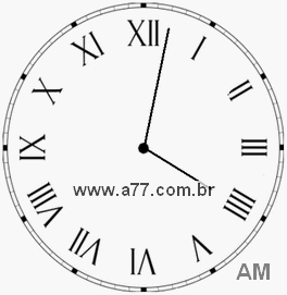 Relógio em Romanos 4h2min