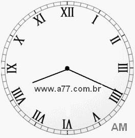 Relógio em Romanos 8h19min
