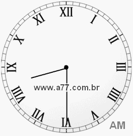 Relógio em Romanos 8h30min