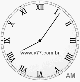 Relógio em Romanos 8h6min