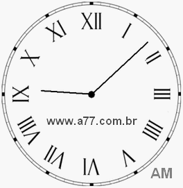 Relógio em Romanos 9h8min