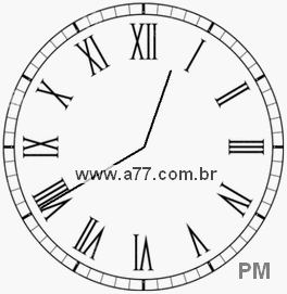 Relógio em Romanos 12h40min