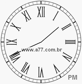 Relógio em Romanos 13h41min