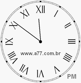 Relógio em Romanos 23h51min